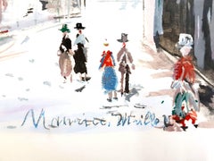 Villaggio ispirato di Montmartre - Pochoir