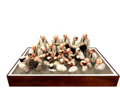 Isaac Cordal - monde de miniaturisation - Sculpture