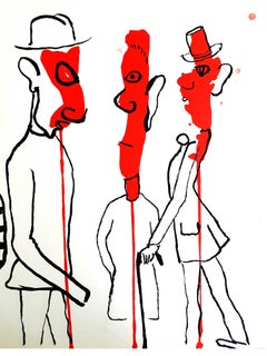 Alexander Calder - Original Lithograph - Behind the Mirror