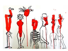 Alexander Calder - Original Lithograph - Behind the Mirror