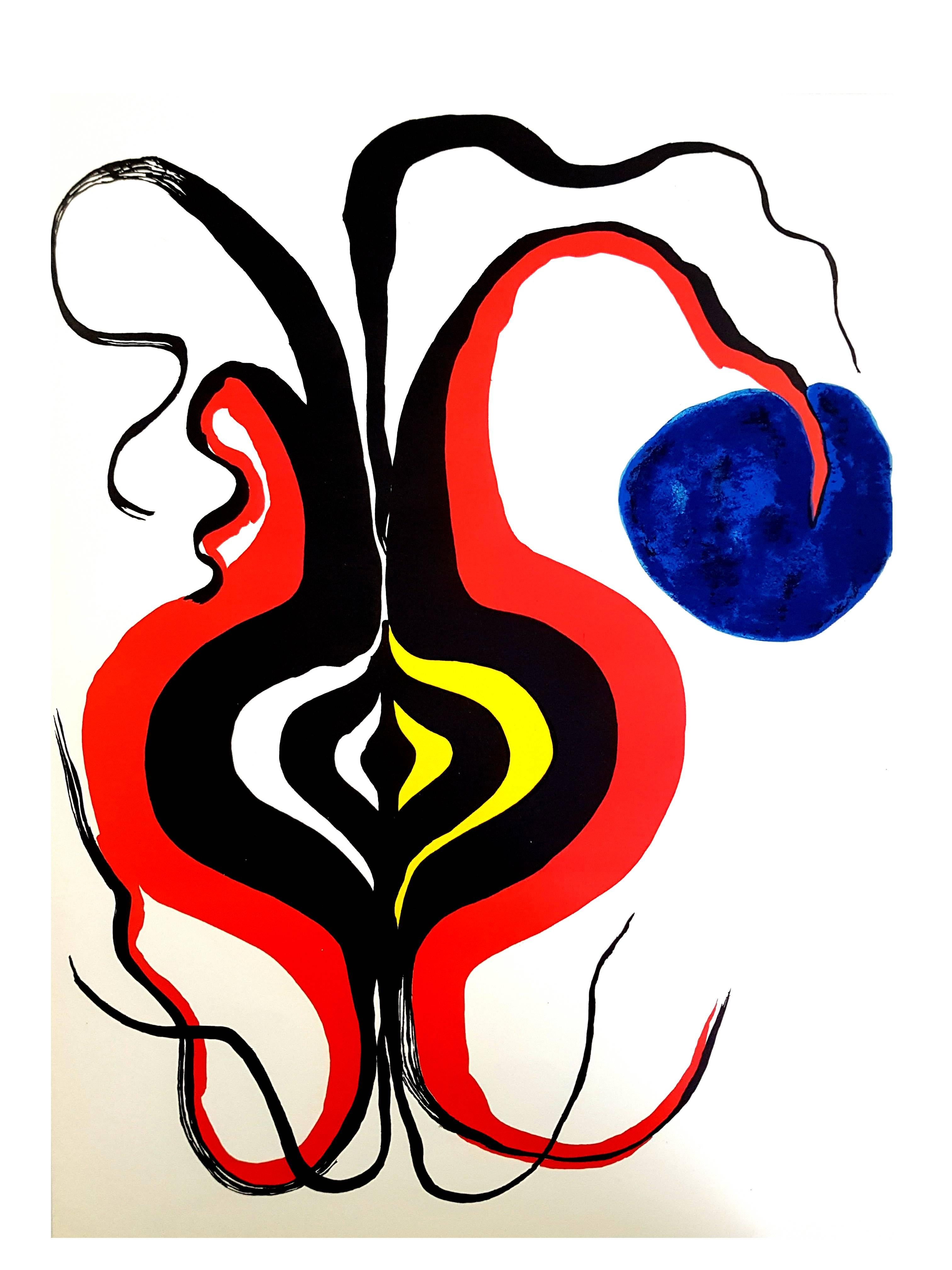 Alexander Calder - Original Lithograph - Behind the Mirror
1 Original lithograph created in 1976 
Dimensions: 38 x 28 cm
Source: Derrière le miroir (DLM), n°221, 1976

Alexander Calder (1898 - 1976)

The American artist Alexander Calder was born in
