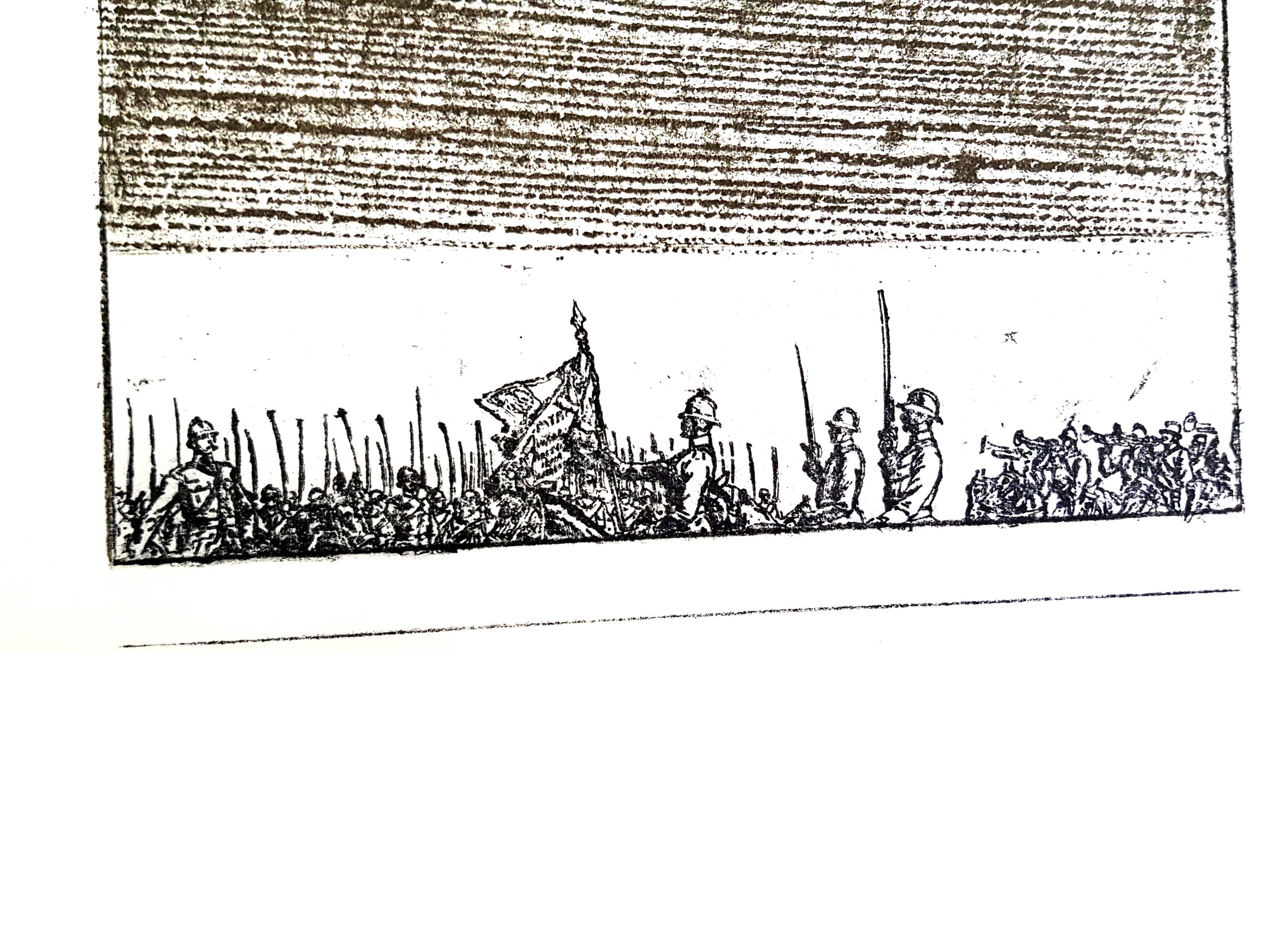 Max Ernst – Der Soldat – Originallithographie im Angebot 2