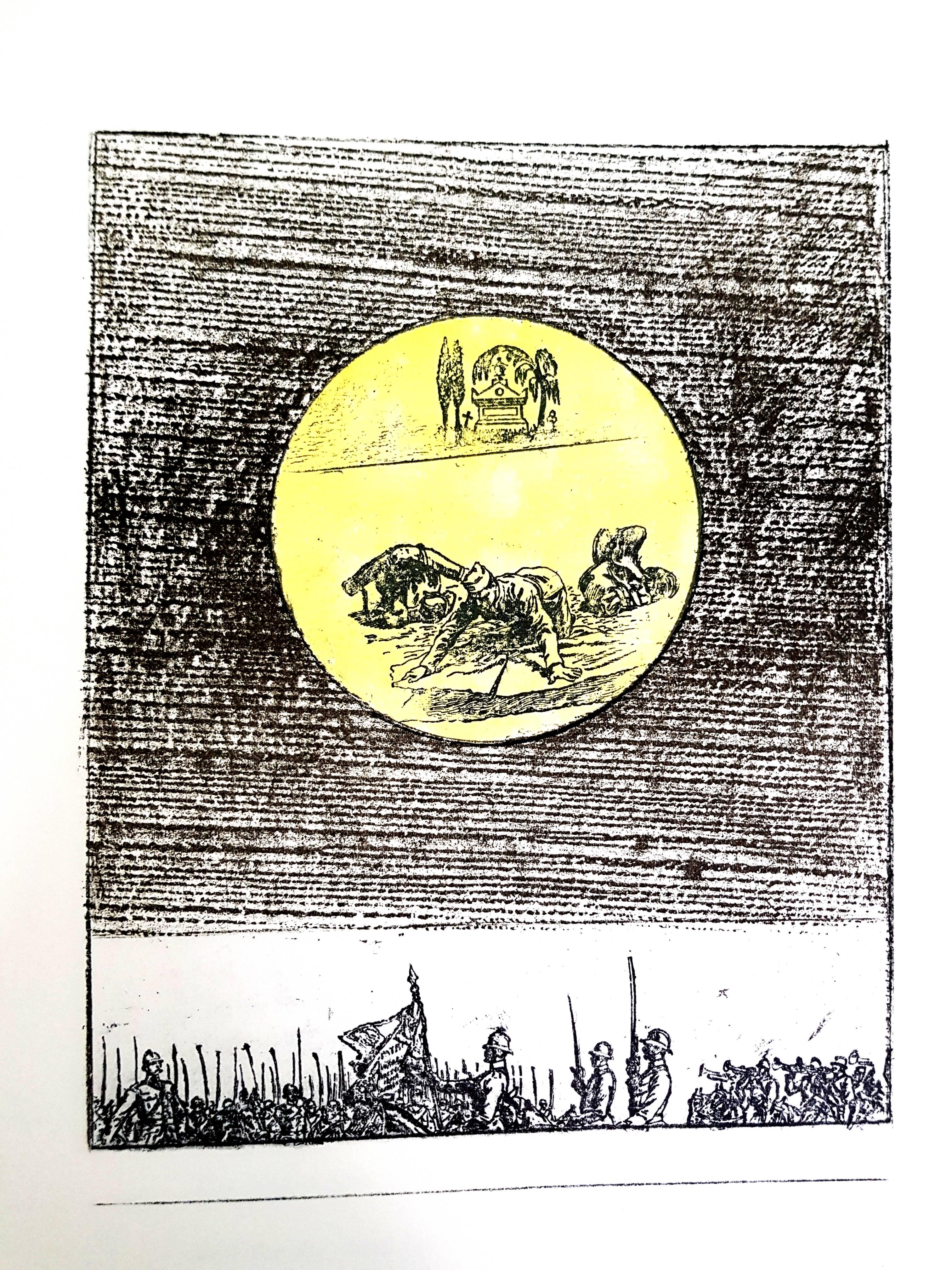 Max Ernst (1891-1976) 
Georges Ribemont-Dessaignes, La Ballade du Soldat, Pierre Chave, Vence, 1972 
Farblithografien auf Arches-Papier
1972
Abmessungen: 40 x 30 cm
Referenz: Spies & Leppien 218

Max Ernst
Max Ernst, der in den 1910er und 1920er