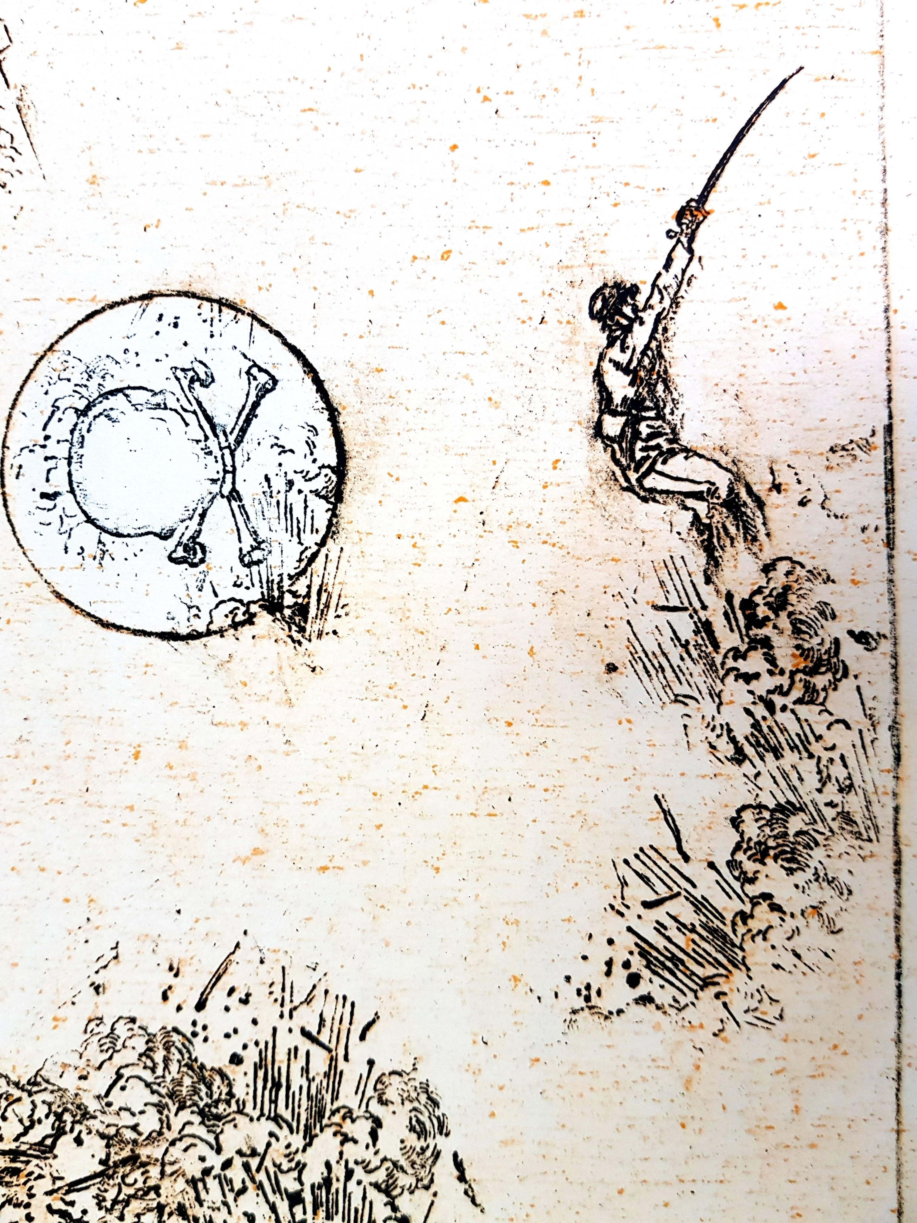 Max Ernst - Le soldat - Lithographie originale en vente 1