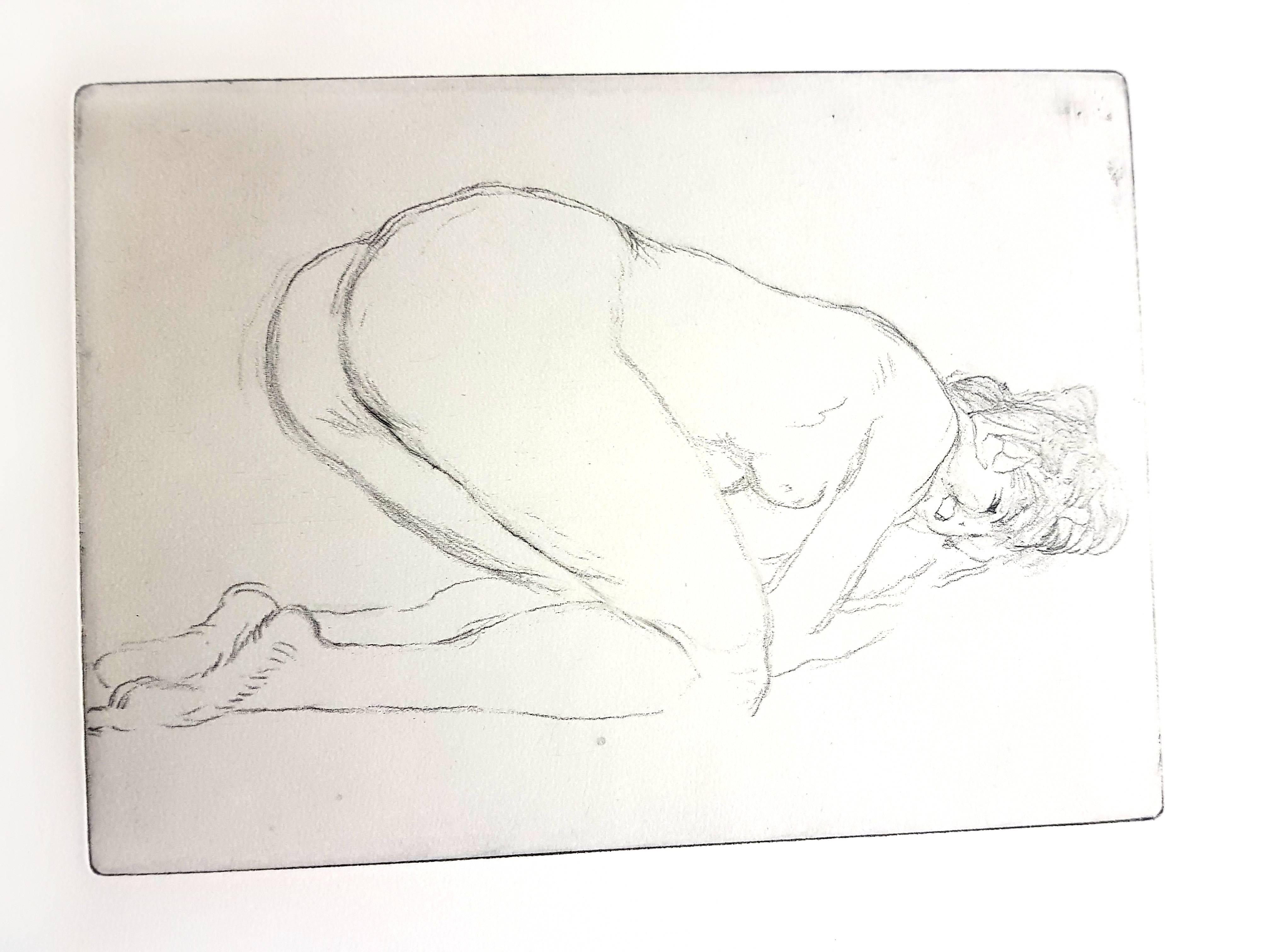 Jean Gabriel Domergue – Frau – Original-Radierung