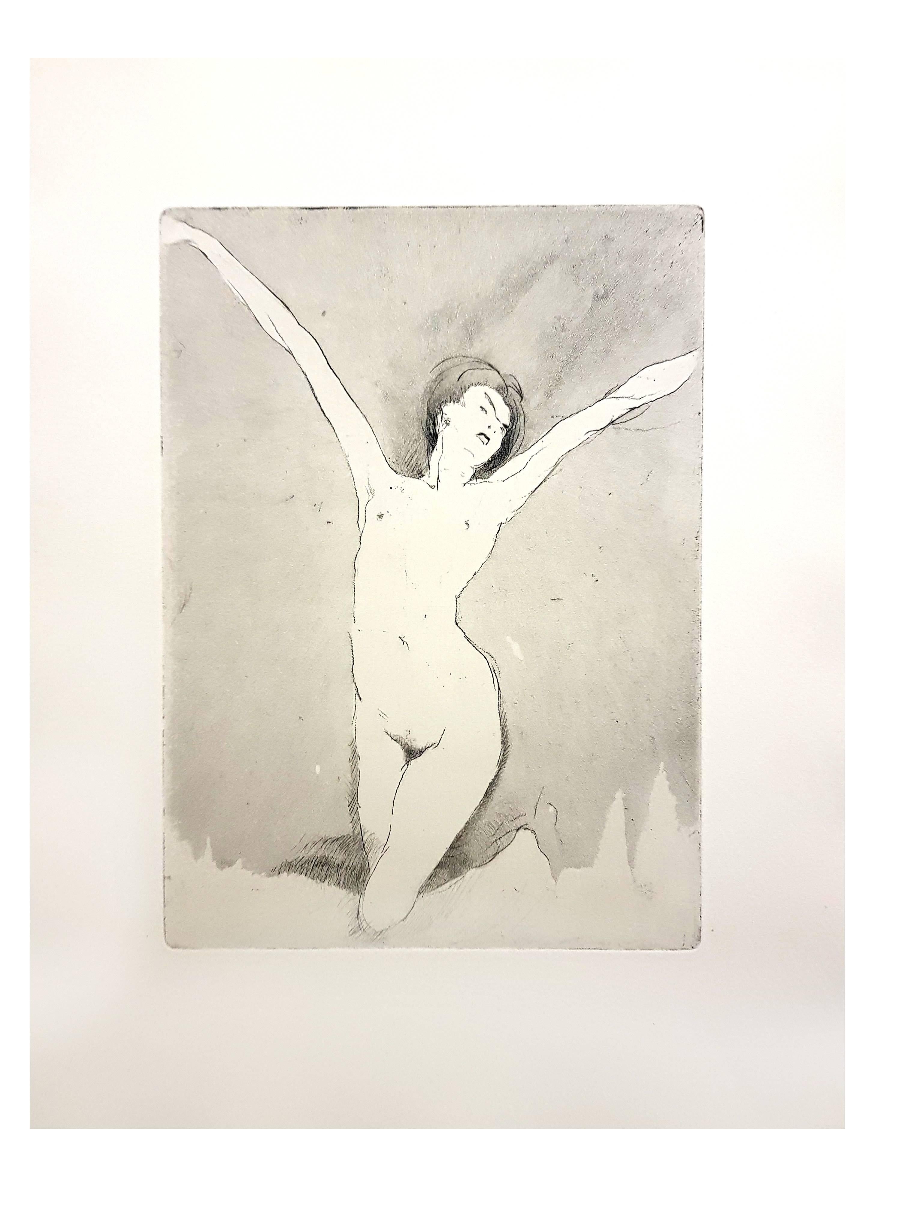 Original-Radierung von Jean-Gabriel Domergue
Abmessungen: 33 x 25 cm
1924
Auflage von 100 Stück
Dieses Kunstwerk ist Teil des berühmten Portfolios Der Nachmittag eines Fauns.

Jean-Gabriel Domergue

Jean-Gabriel Domergue wurde 1889 in Bordeaux