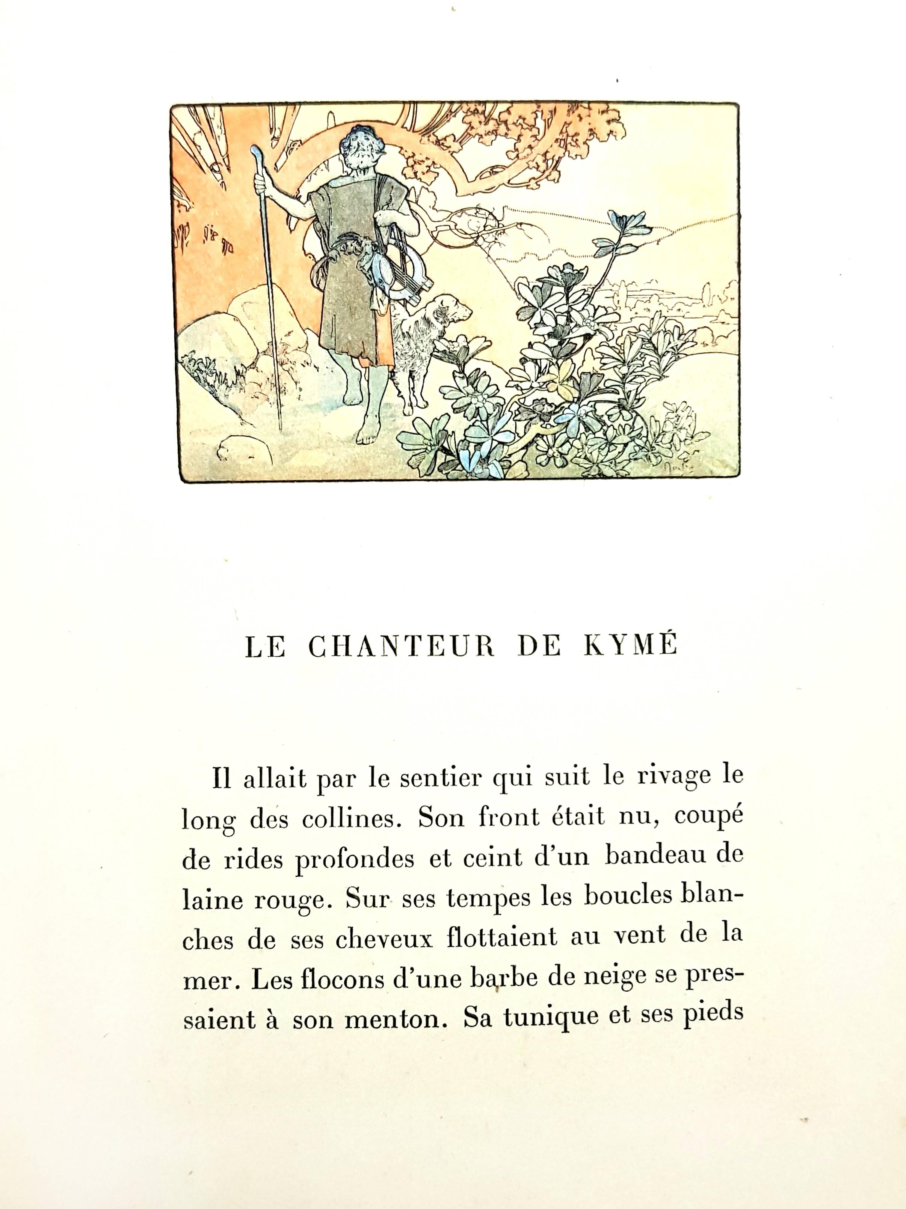 Alfons Mucha - Anatole France - Clio - 13 Original Lithographs  - Art Nouveau Print by Alphonse Mucha