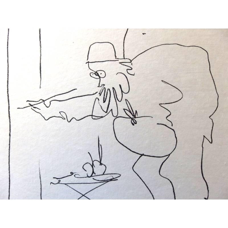 Pablo Picasso - Painter and His Model - Original Lithograph 3