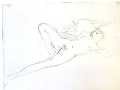 Jean Gabriel Domergue - Lying Naked - Original Etching