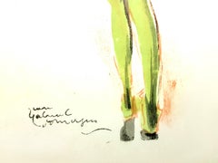 Domergue - Nudo - Litografia originale firmata