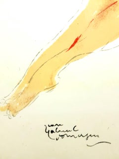 Domergue - A Simple Young Woman - Original Lithograph