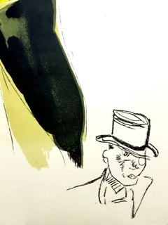 Domergue - Elegant Couple - Lithographie originale signée