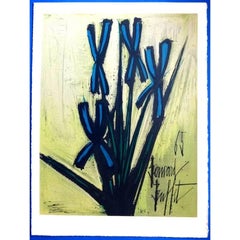 Bernard Buffet - Flowers - Lithograph