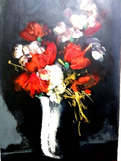 Flowers - Lithograph
