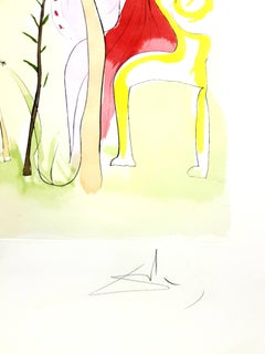 Salvador Dali -  Lion - Signed Engraving