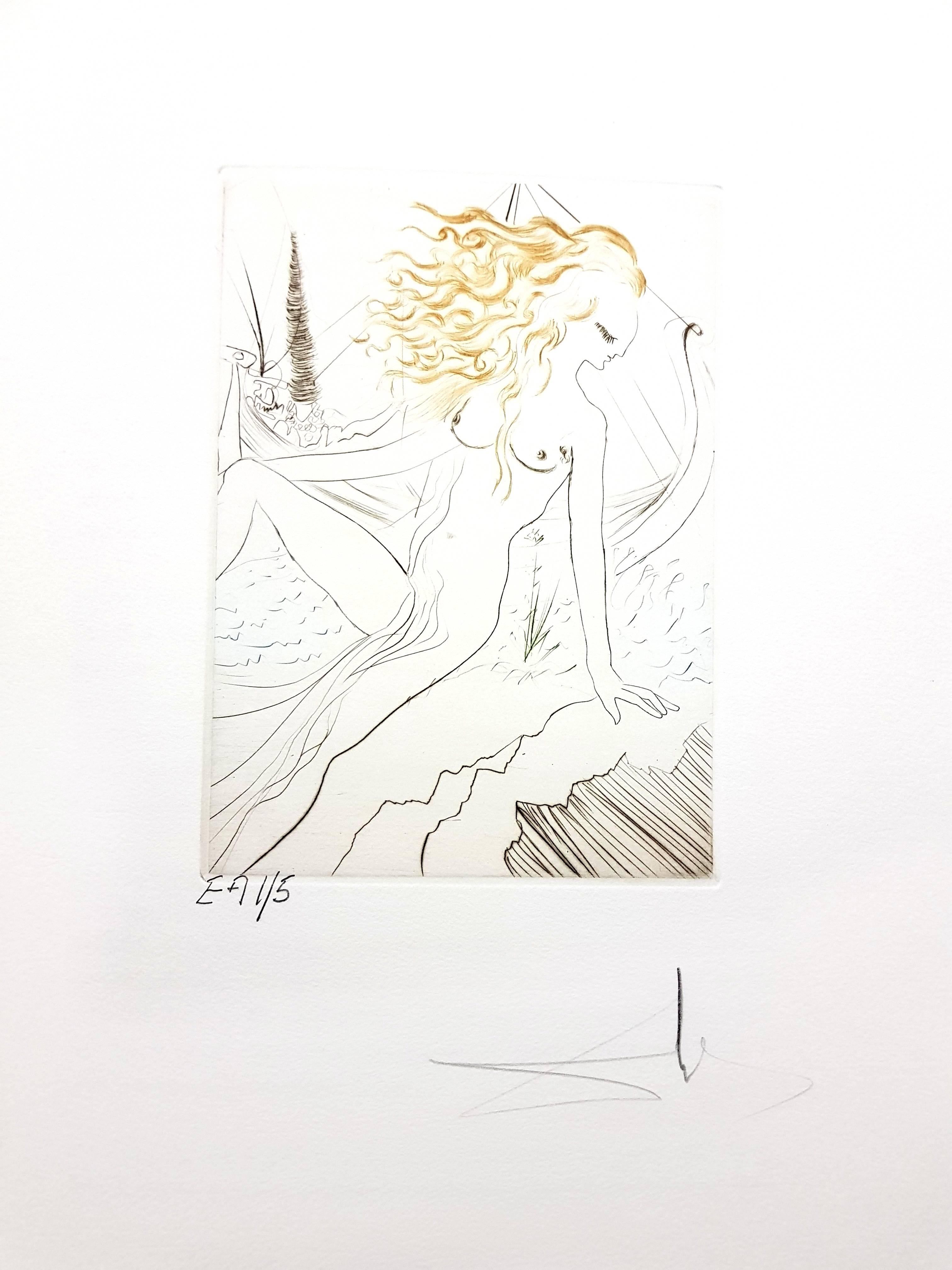 Decameron - Portafoglio di 10 incisioni originali firmate da Salvador Dalì - Print di Salvador Dalí