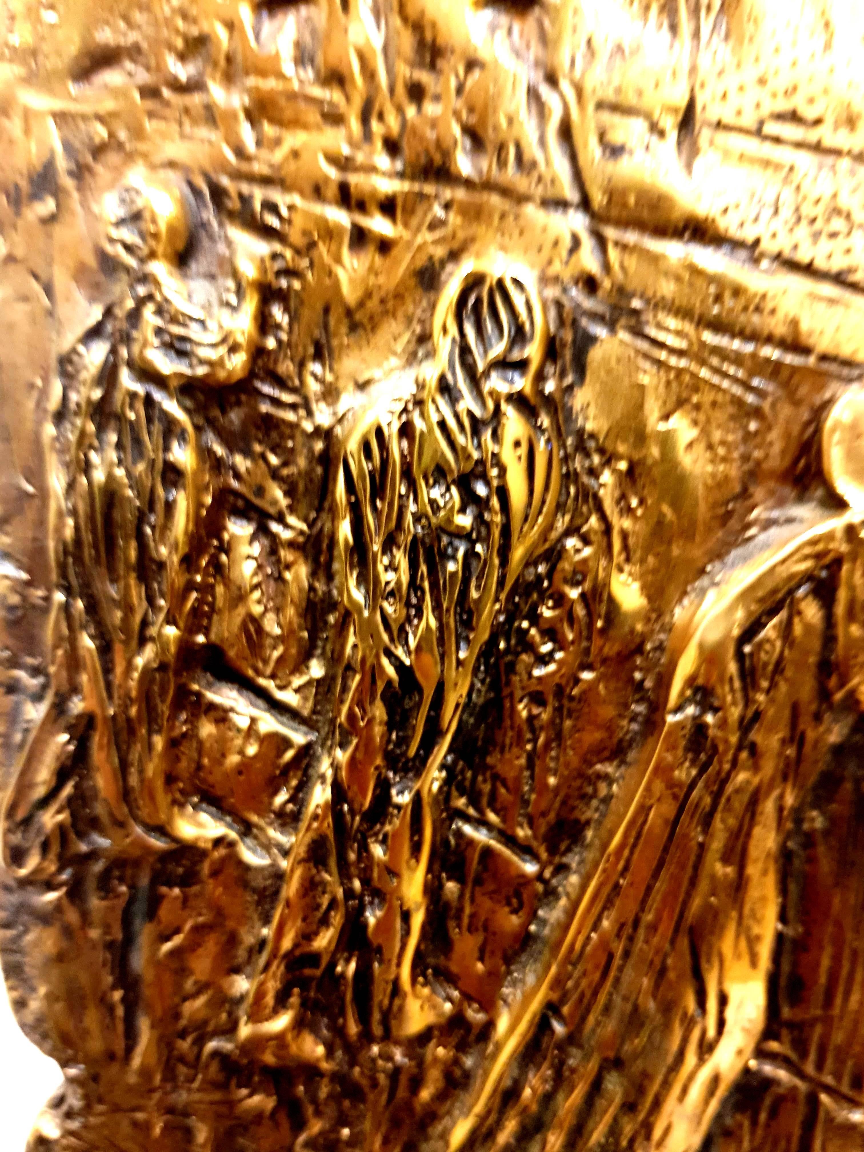 Salvador Dali - The Kotel - Bronze Sculpture on Jerusalem Stone 2