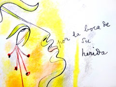 Jean Cocteau - Profile - Original Lithograph