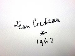 Jean Cocteau - Portrait - Original Lithograph