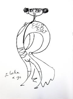 Jean Cocteau - Surrealist Torrero - Original Lithograph