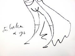 Jean Cocteau - Surrealist Torrero - Original Lithograph