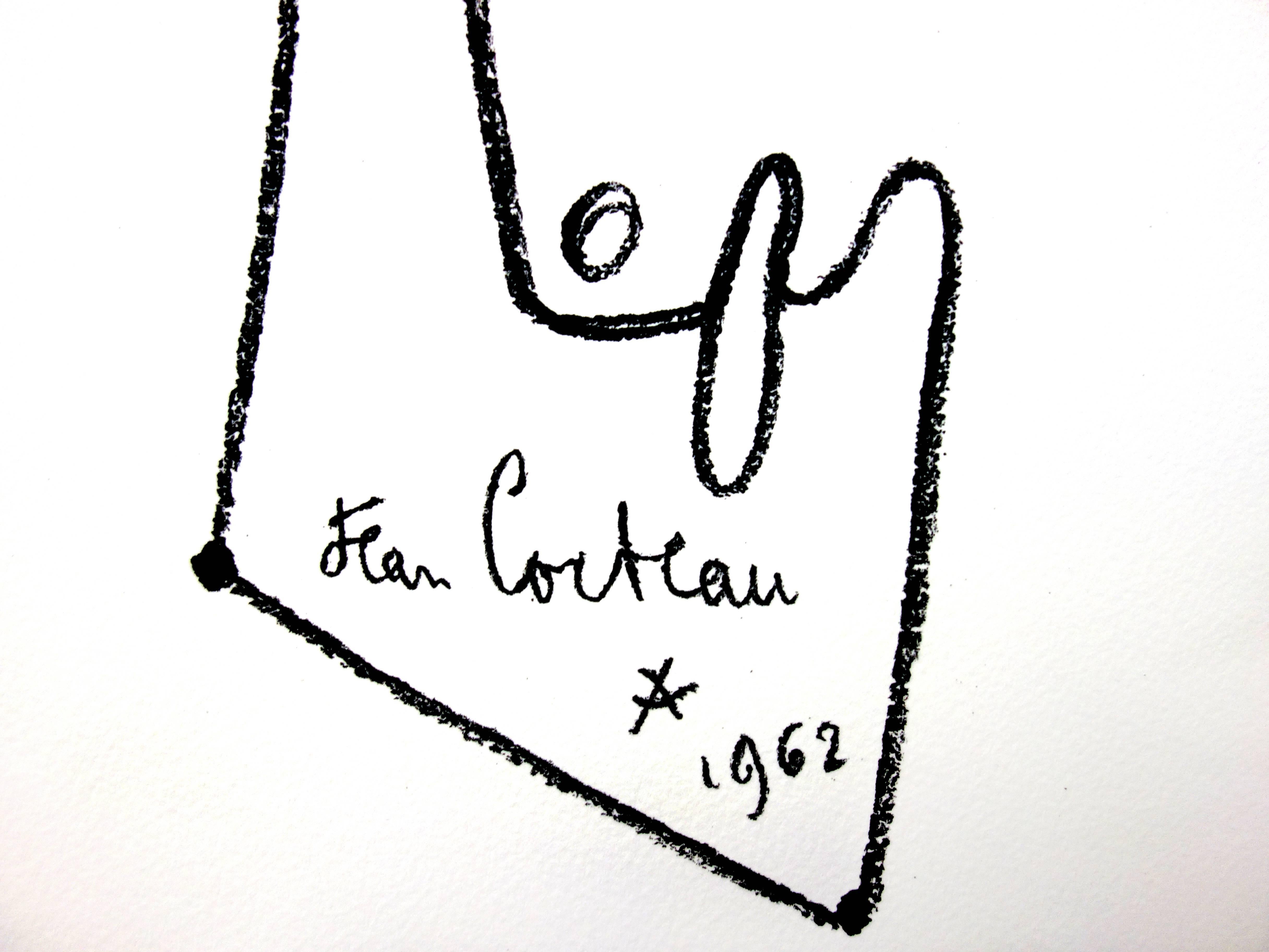 Jean Cocteau - Animalismo - Litografía original en venta 1