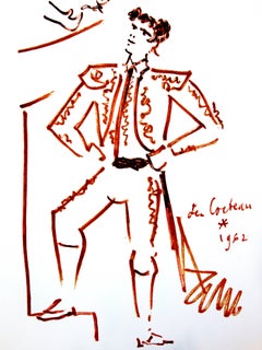 Jean Cocteau - Strength - Lithographie d'origine