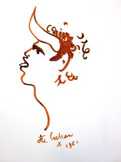 Jean Cocteau - Man - Bull - Original Lithograph