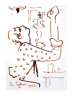 Jean Cocteau - Lovers - Original Lithograph