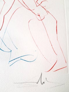 Salvador Dali - The Tournament of Galore - Original Handsigned Etching