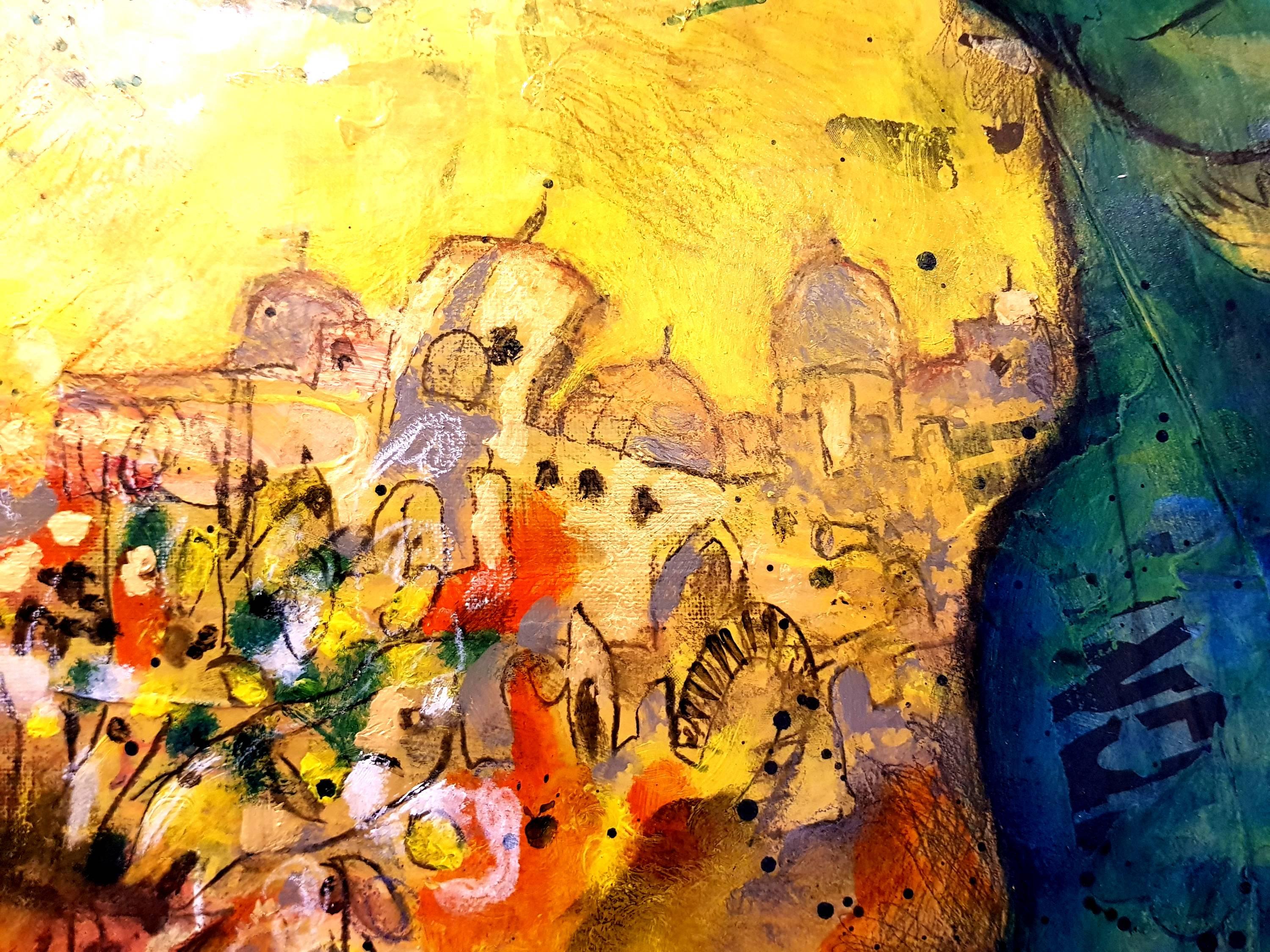Yoel Benharrouche - Instrument of Happiness - Oil on Canvas 8