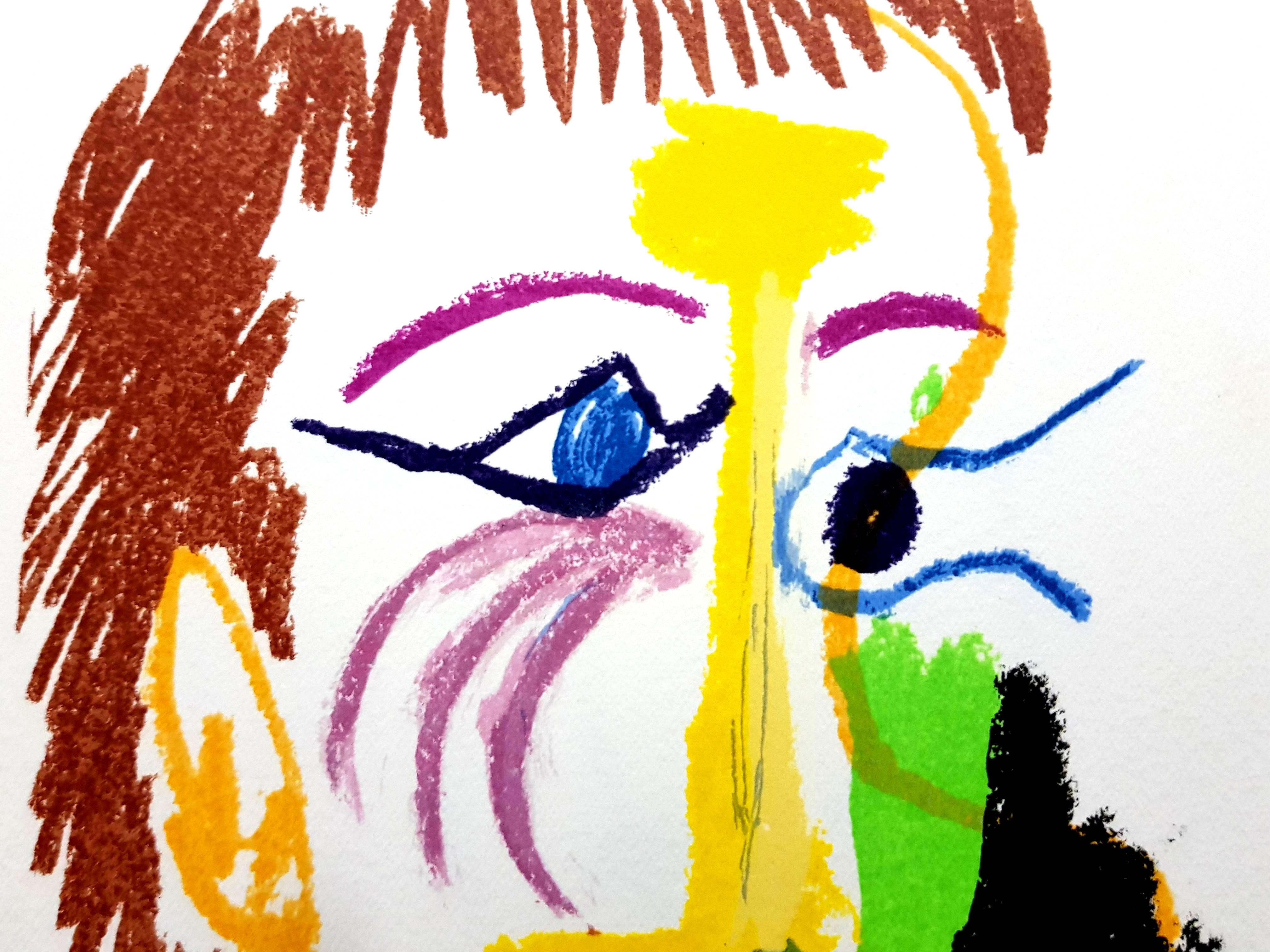 Der Goût de Bonheur: ein Teller (Joy-Porträt) (Moderne), Print, von (after) Pablo Picasso