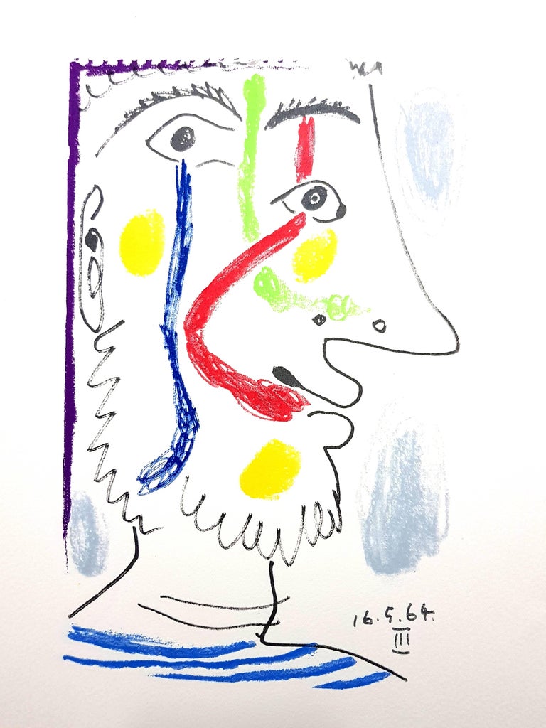 (after) Pablo Picasso Animal Print - Le Gôut du Bonheur: one plate