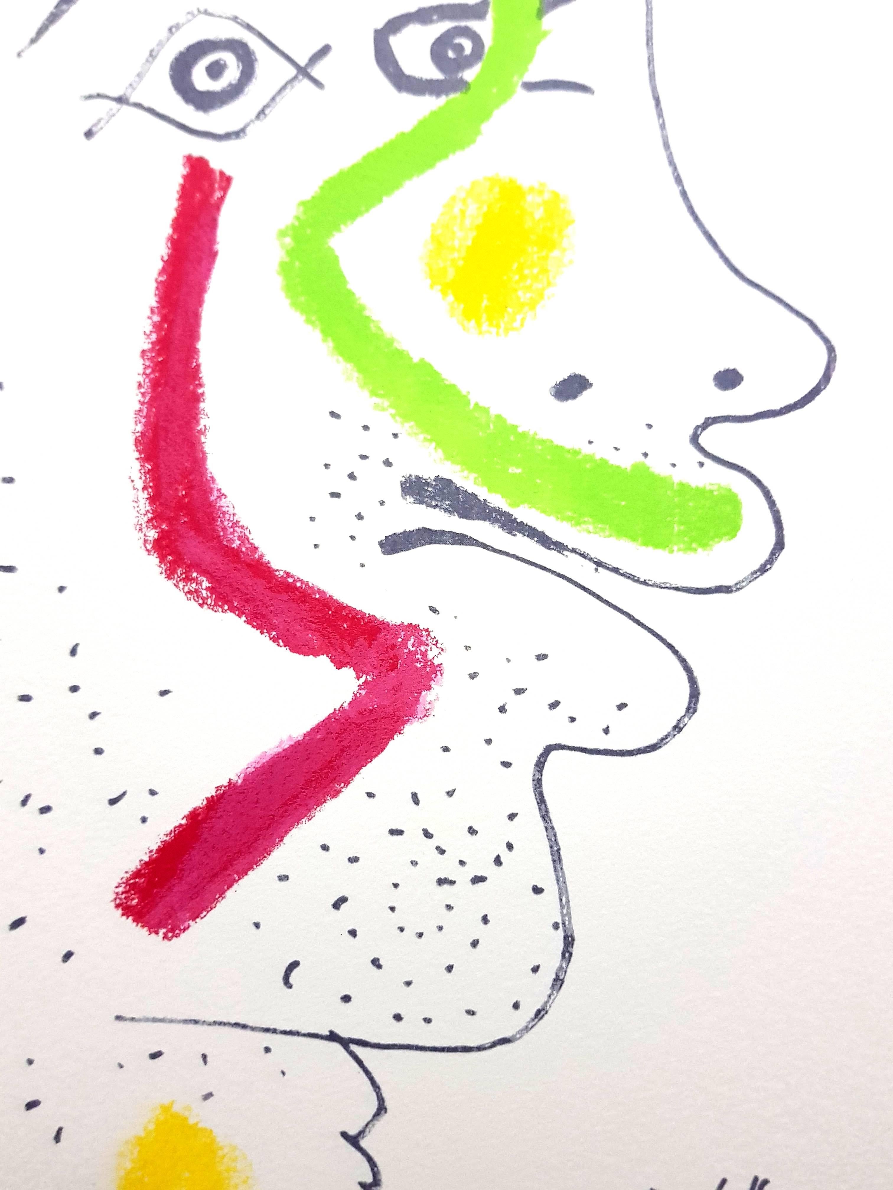 Le Gôut du Bonheur : une assiette - Blanc Figurative Print par (after) Pablo Picasso