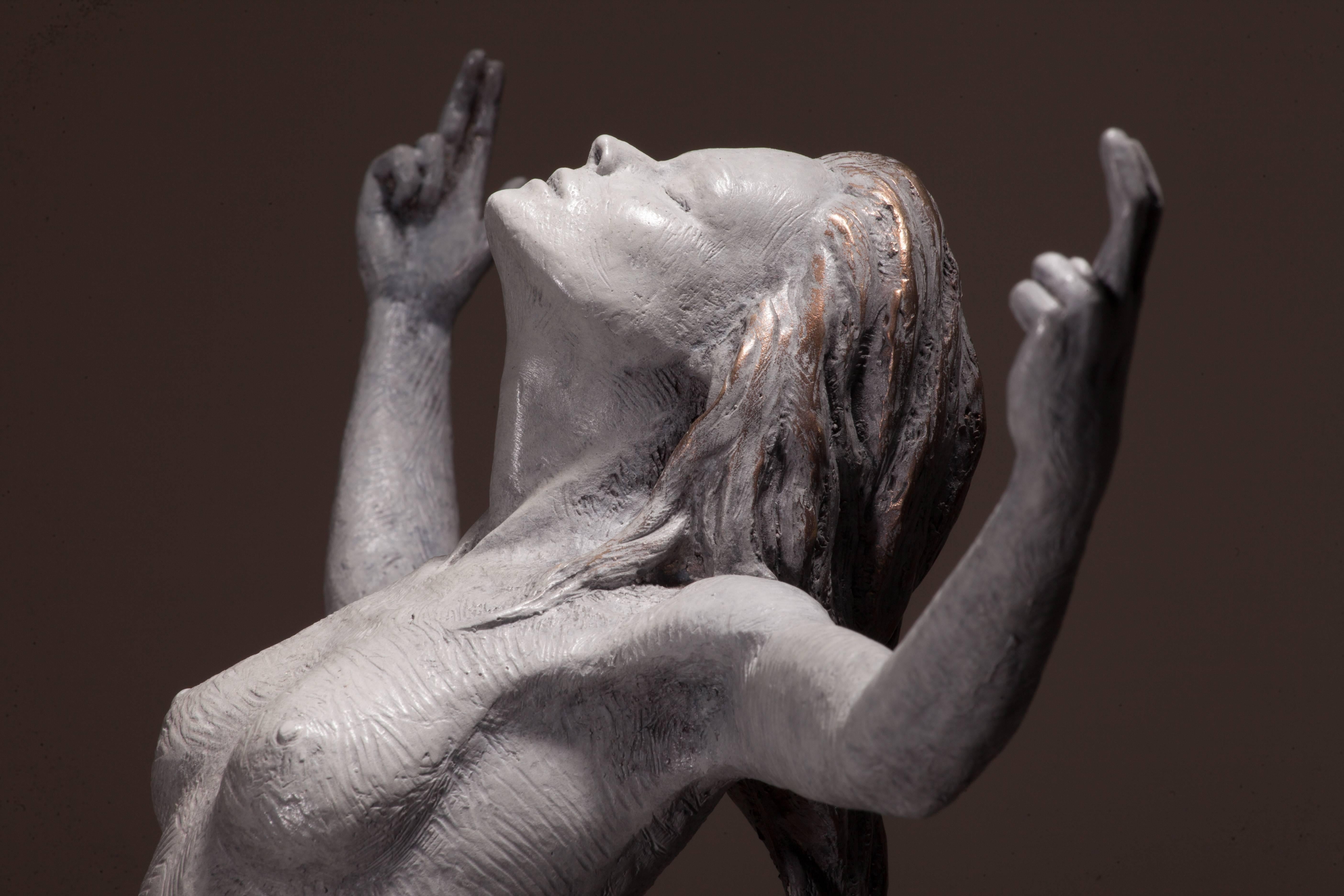 Ian Edwards - Born	within Fire - Original Signed Bronze Sculpure 3