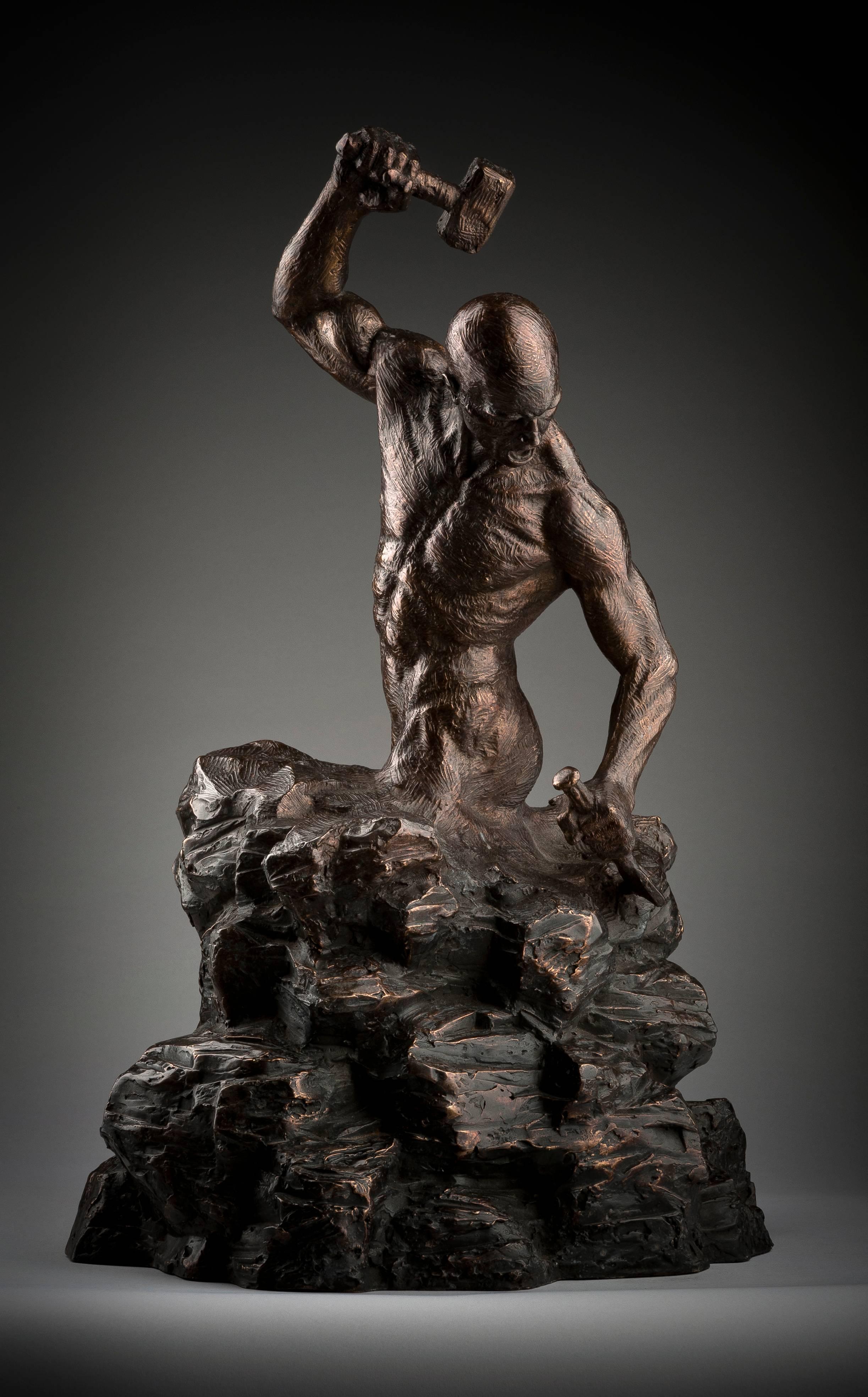 Ian Edwards - Creation of Self - Original Signed Bronze Sculpure
