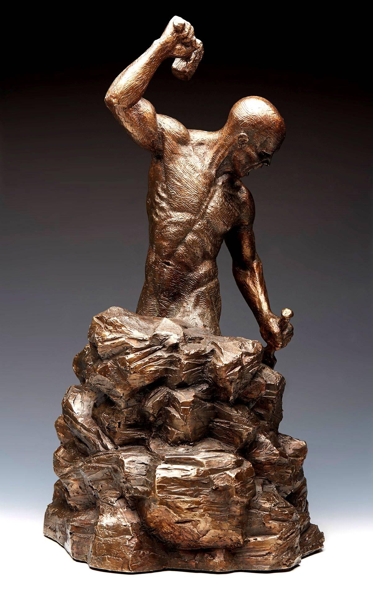 Ian Edwards - Creation of Self - Original Signed Bronze Sculpure For Sale 1