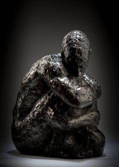 Ian Edwards - The	Hour of Darkness - Sculpture originale en bronze signée