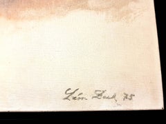 Léon Zack - Lyrical Abstract Composition - Signed Oil on Canvas