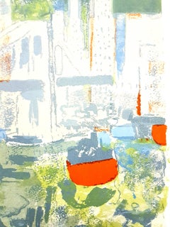 Paul Guimard - New York's Port - Original Lithograph