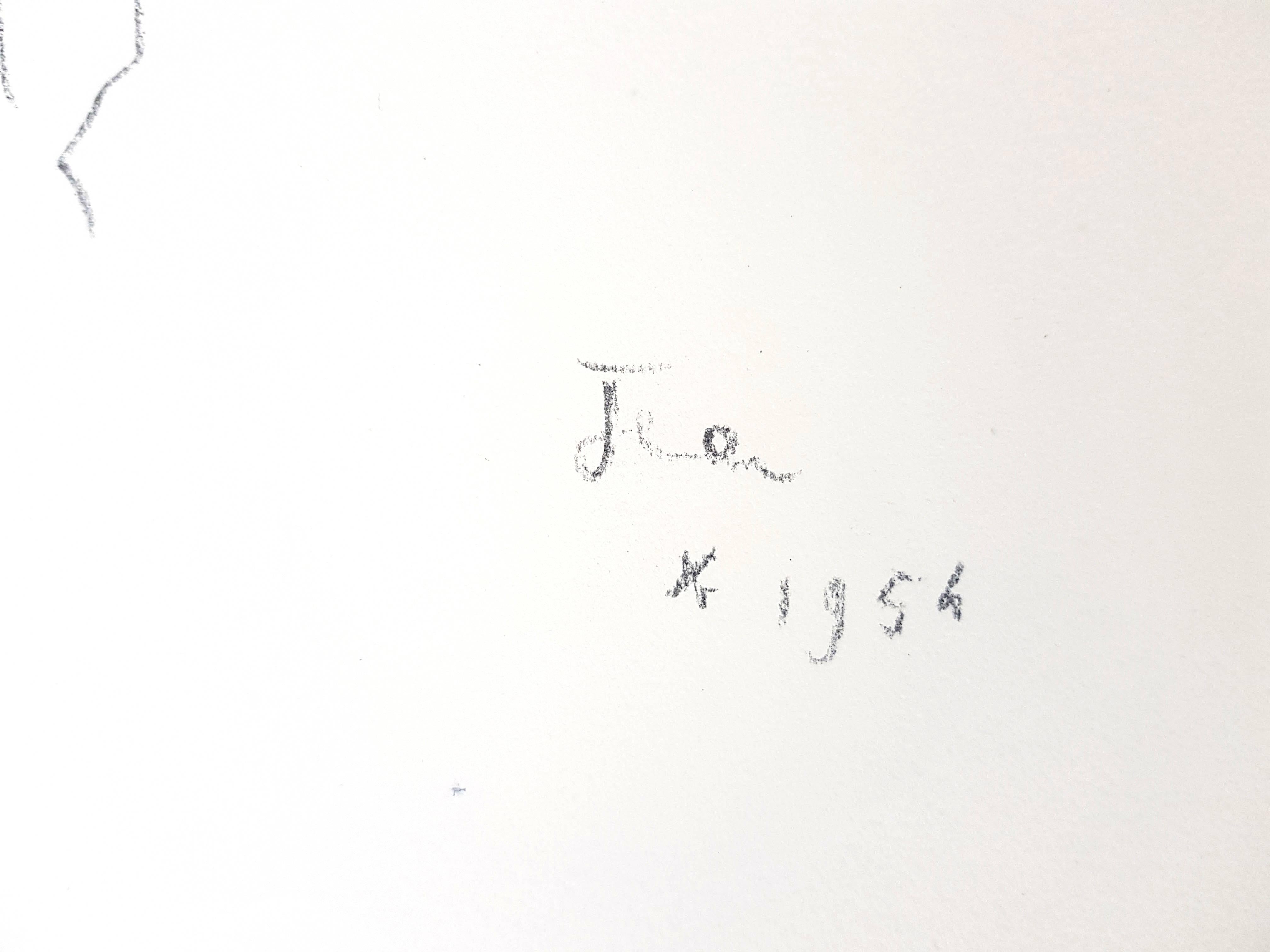 Jean Cocteau - Lovers - Original Lithograph 1