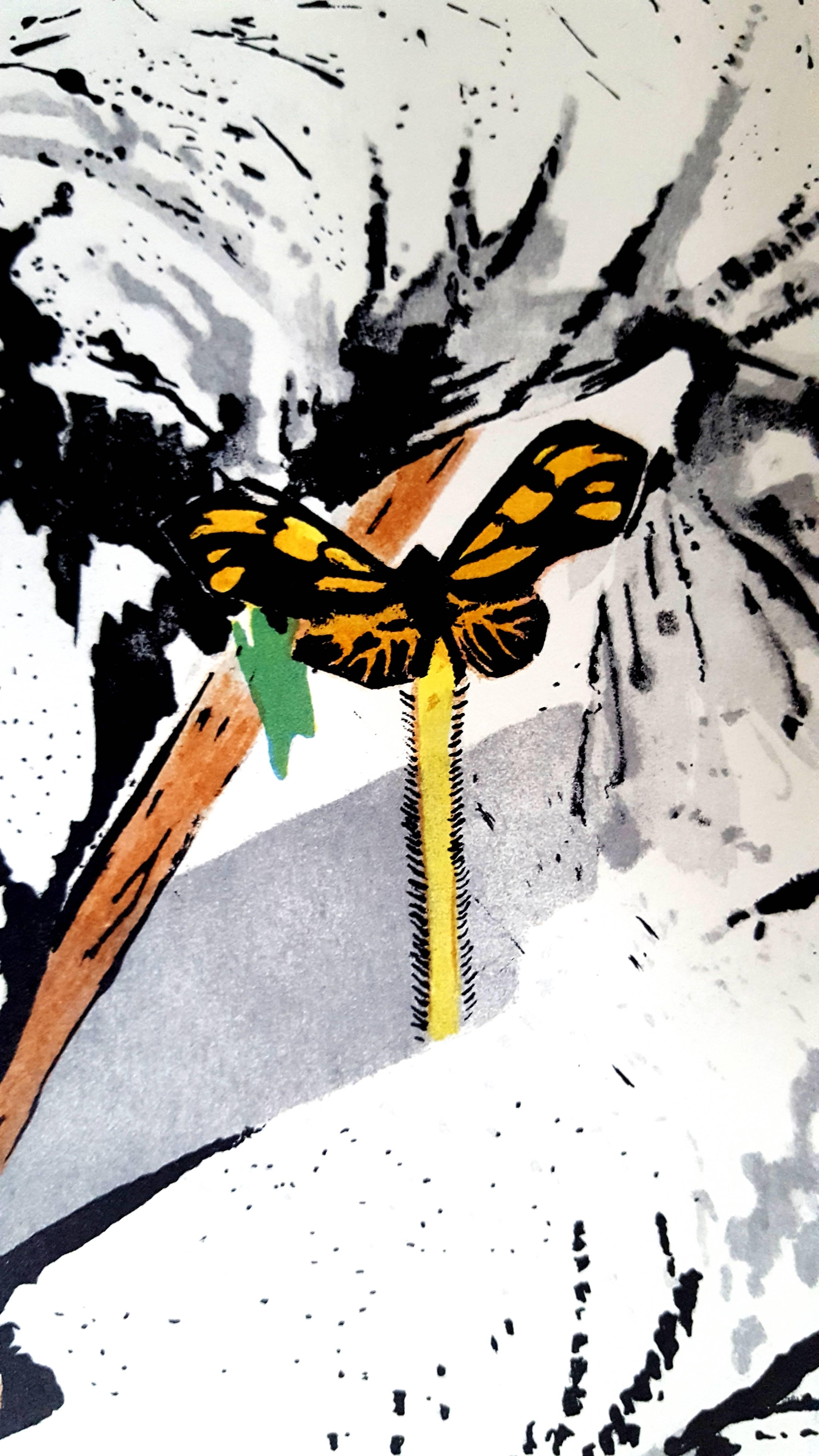 Salvador Dali - Don Quijote überwältigt - Original Lithographie
Joseph FORET, Paris, 1957
DRUCKER : Manequin
UNTERSCHRIFT : von Dali signierte Platte. 
LIMITIERT : Gesamtauflage von 233 Stück
Größe: 41 x 33 cm
REFERENZEN : Feld 57-1 / Michler &