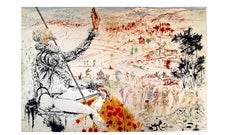 Vintage Salvador Dali - Don Quichotte - Original Lithograph