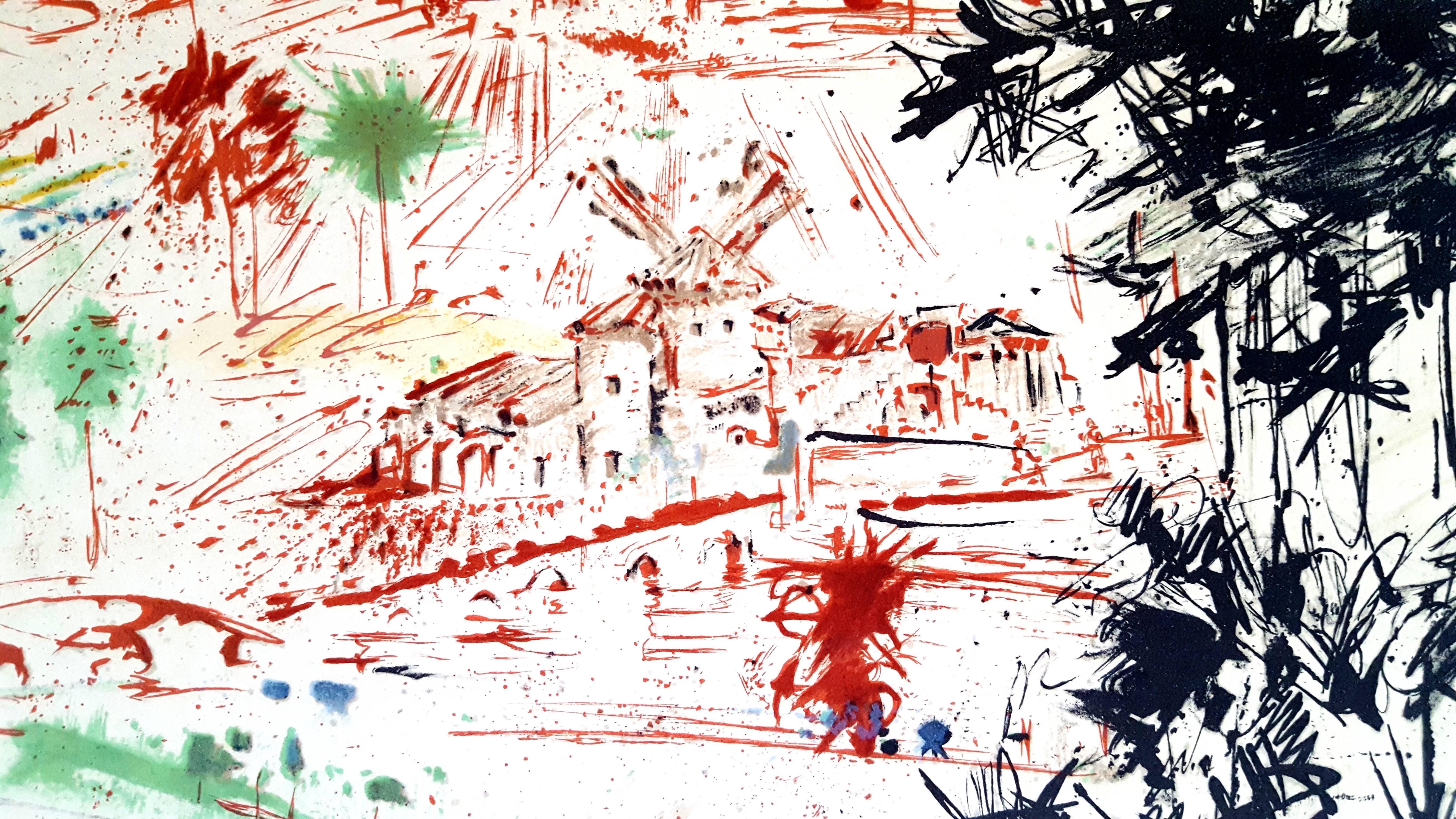 Salvador Dali - Don Quichotte - Original Lithograph
Joseph FORET, Paris, 1957
PRINTER : Atelier Mourlot. 
- SIGNATURE : plate signed by Dali. 
- LIMITED : 197 copies. 
- PAPER : BFK Rives vellum. 
- SIZE : 25 3/8 x 16