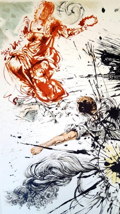 Salvador Dalì - Apparizione di Dulcinée - Litografia originale