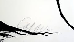 Alexander Calder - Mountain and Sun - Handsigned Lithograph