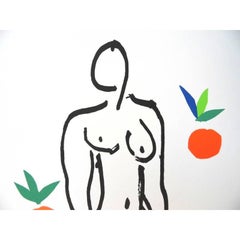 after Henri Matisse - Nude With Oranges - Lithograph