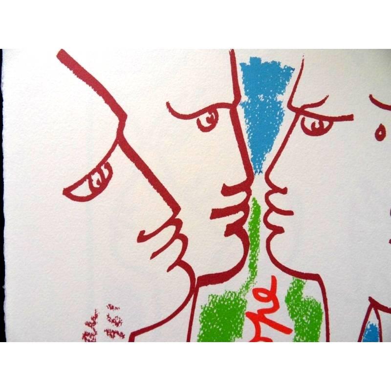 Jean Cocteau - Europe Our Homeland - Original Lithograph For Sale 2