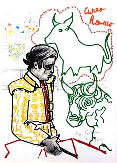 Jean Cocteau - Bulls - Original Lithograph