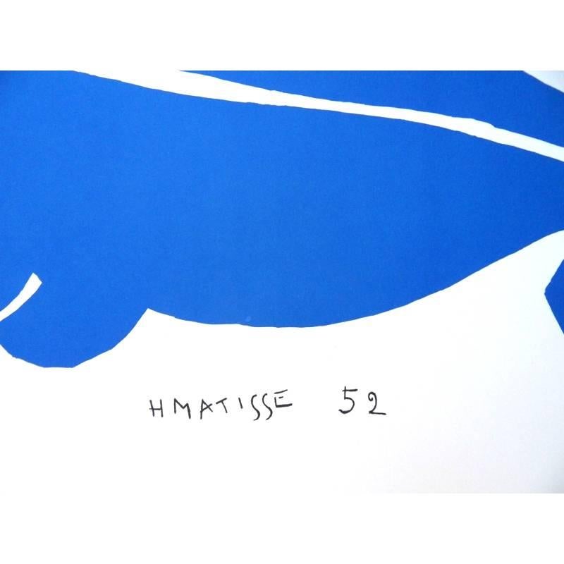 d'après Henri Matisse - Nu bleu en position de repos - Moderne Print par (after) Henri Matisse